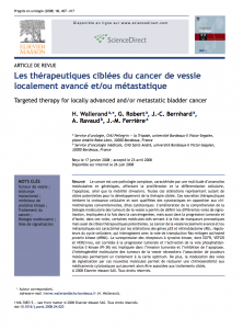 cancer-vessie-therapie-ciblee