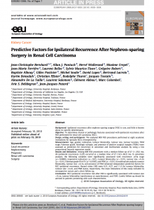 nephron-sparing-surgery-recurrence