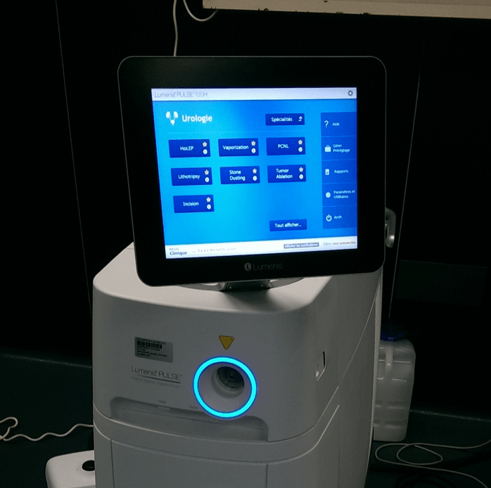 HoLEP : le générateur laser Holmium permet de réaliser cette intervention