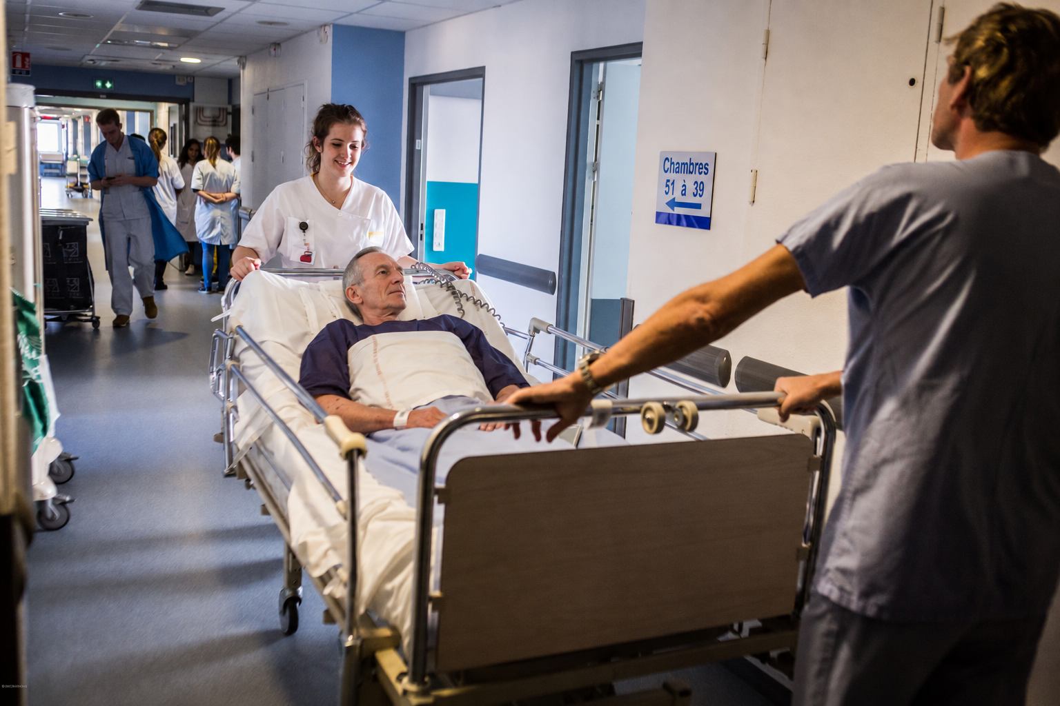 Prise en charge en hospitalisation dans le service d'urologie